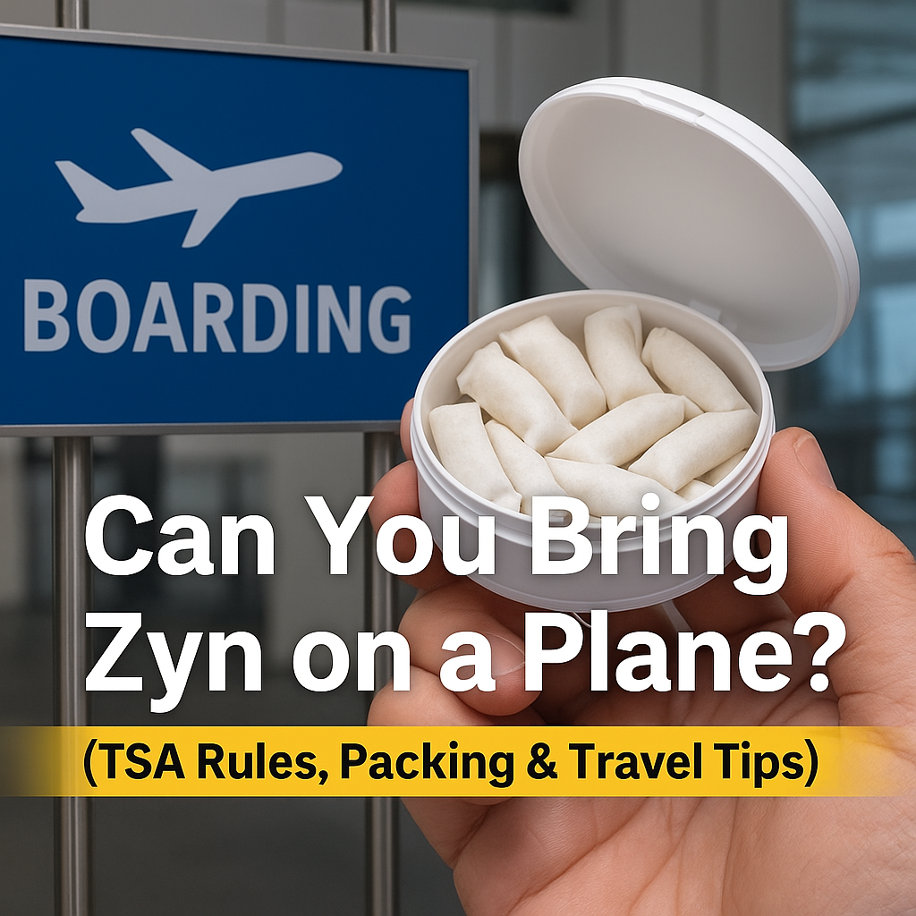 can you have chewing tobacco on a plane Airplane Carrying Rules Can You Bring Zyns on