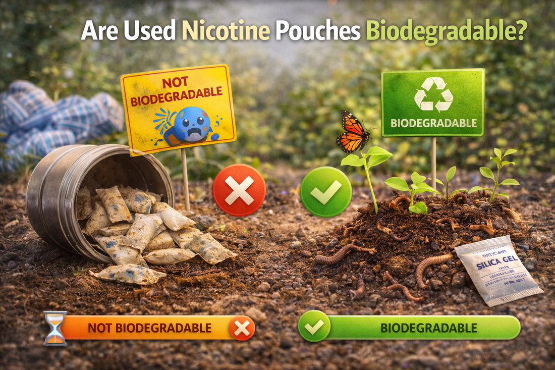 Are Used Nicotine Pouches Biodegradable?