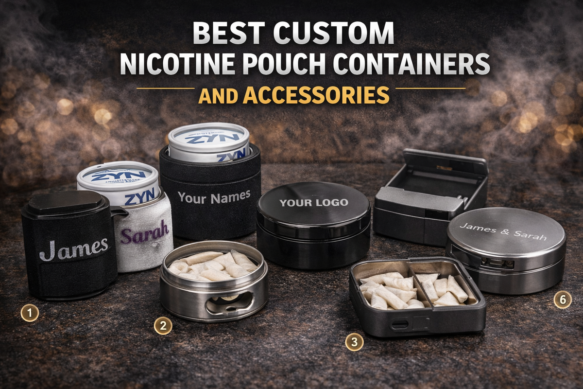 5 Best Custom Zyn Containers and Accessories – Nic Pouch Cans