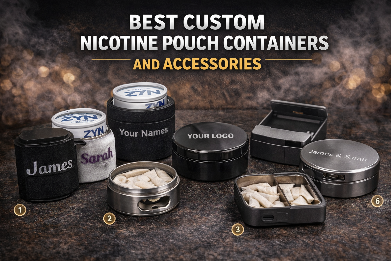 5 Different Custom Zyn Containers and Accessories