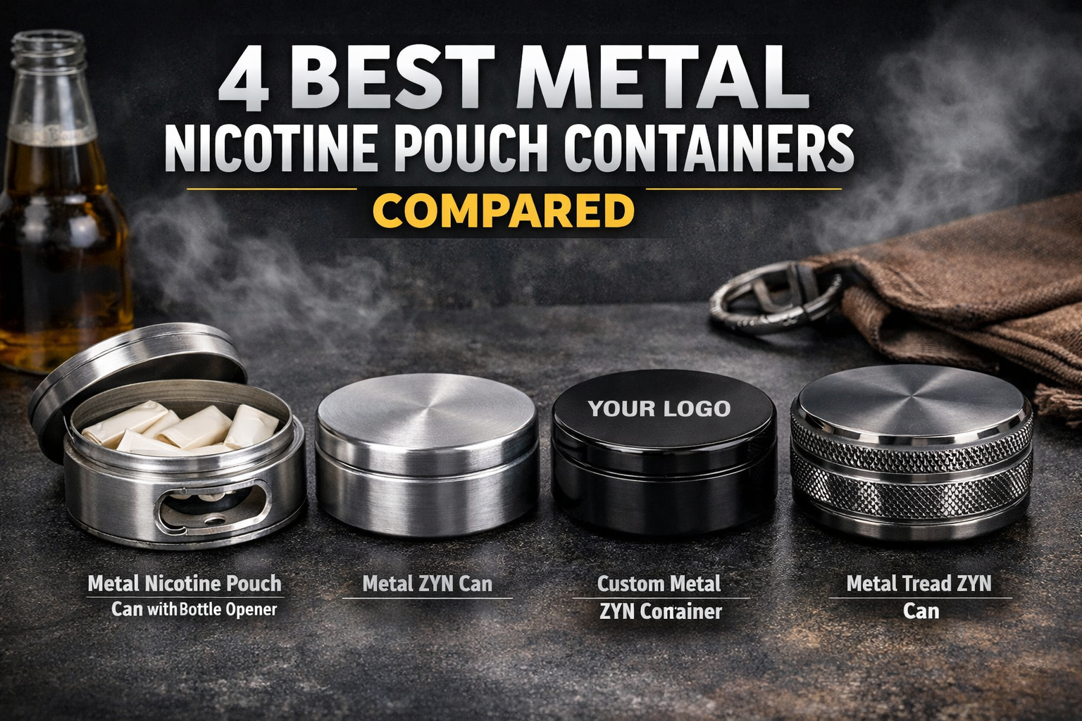 4 Best Metal (ZYN Can) Nicotine Pouch Containers