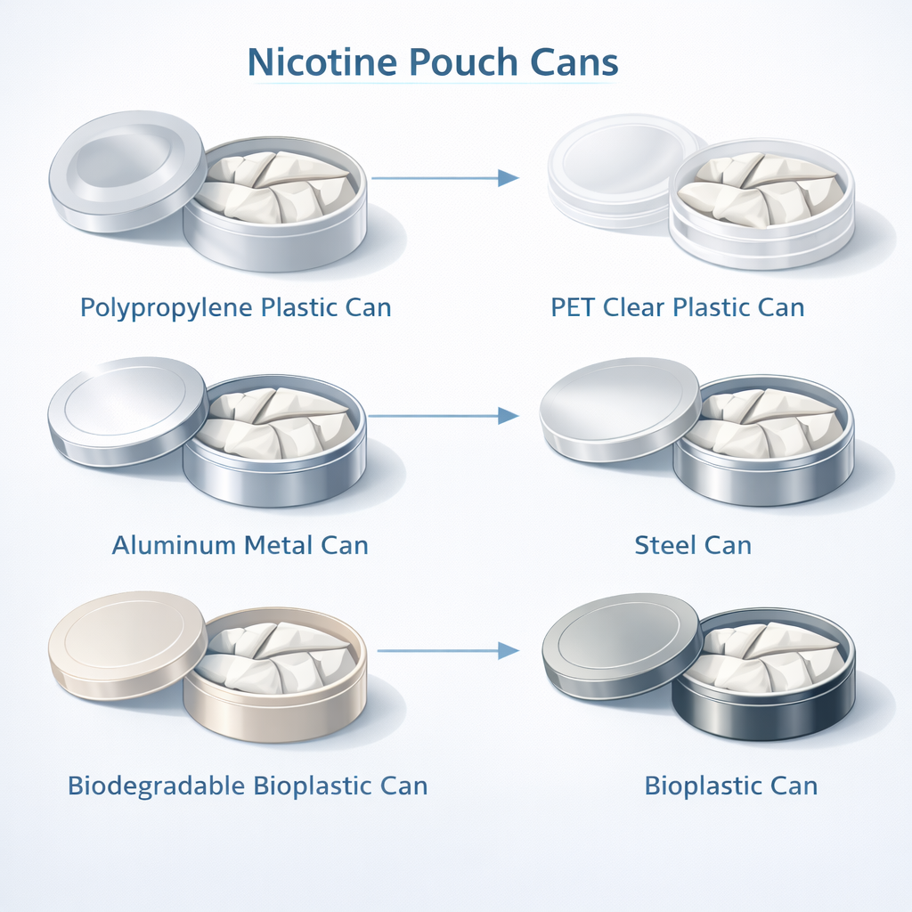 Different Materials for Nicotine Pouch Cans