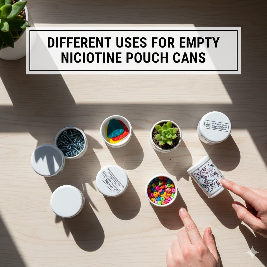 Different Uses for Empty Nicotine Pouch Containers