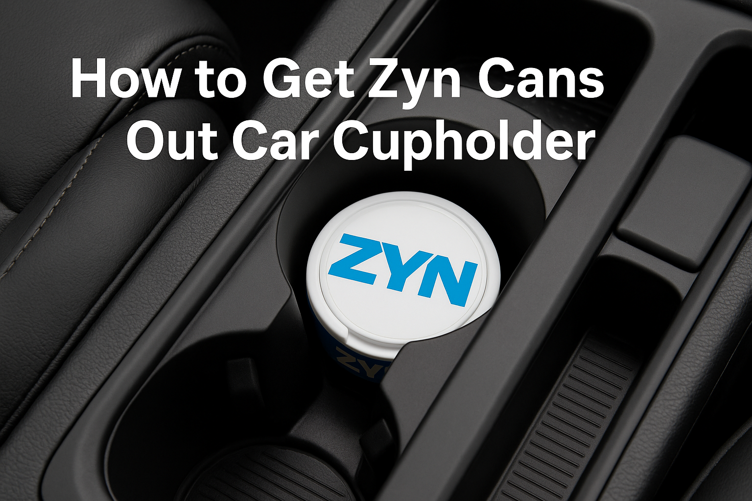 How to Get Zyn Cans Out Car Cupholder