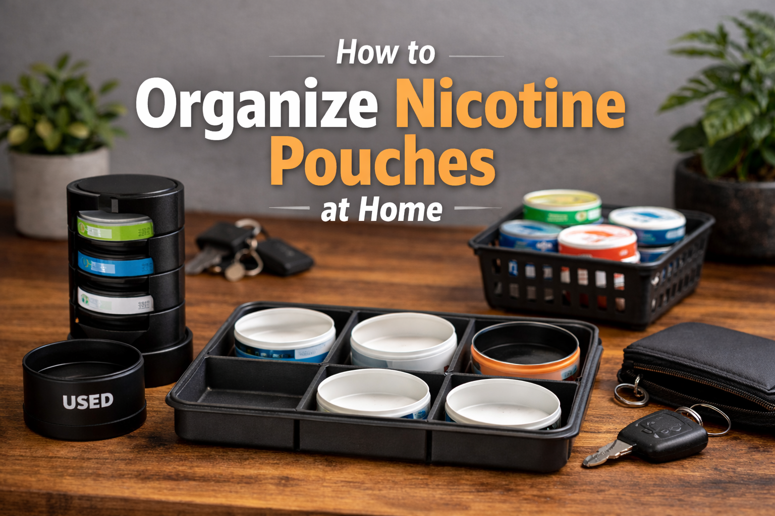 How to Organize Nicotine Pouches at Home