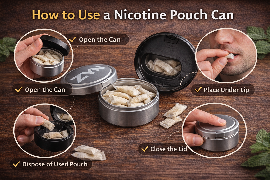How to Use a Nicotine Pouch Can