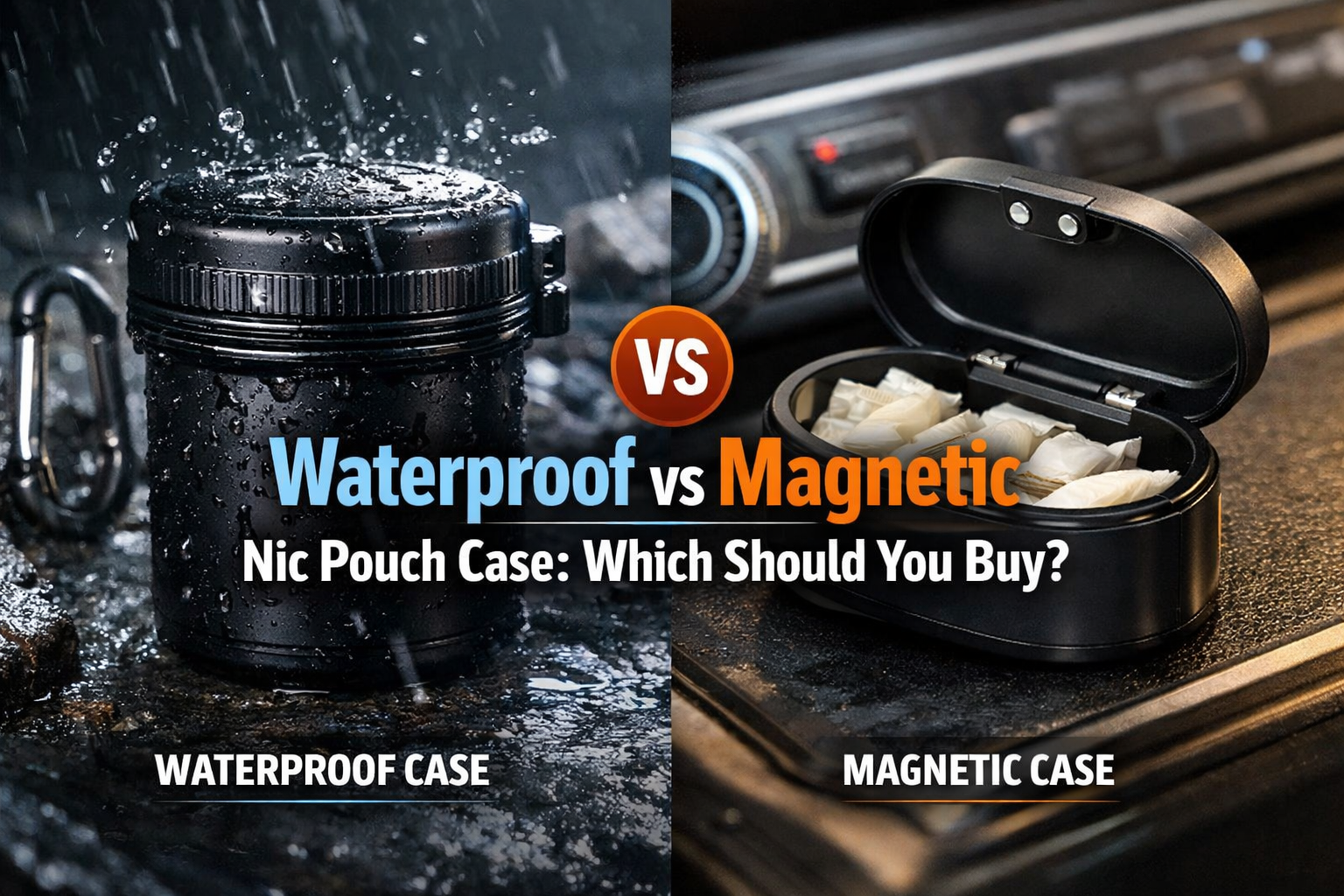 Waterproof vs Magnetic Nicotine Pouch Case: Which Should You Buy?