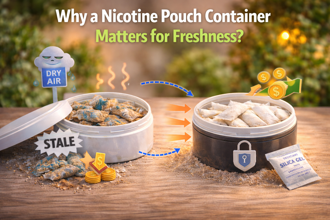 Why a Nicotine Pouch Container Matters for Freshness