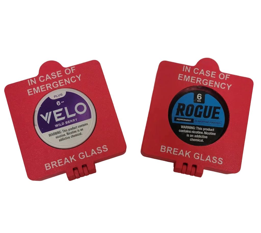 In Case Of Emergency - Break Glass Nicotine Pouch Case