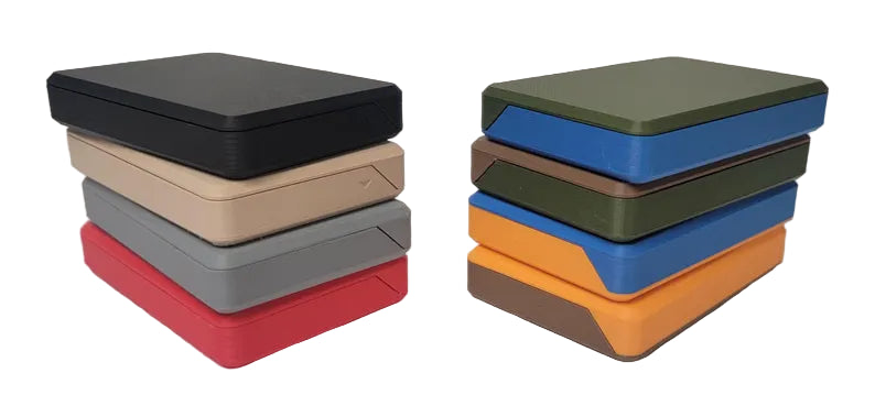 sliding magnetic nic pouch container