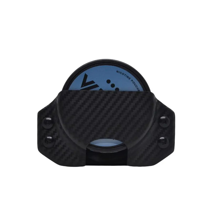 Carbon Nicotine Pouch Can Holster Holder (Fits VELO & ZYN)