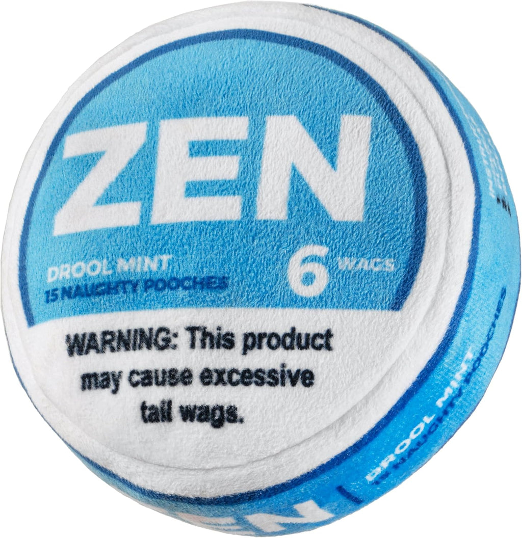 Zen Pupper Deckies Dog Plush Squeaky Toy (Crinkle)